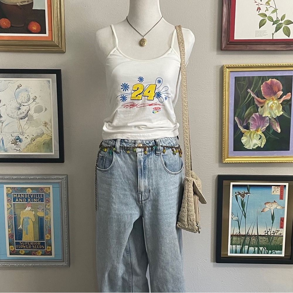 Vintage Winner’s Circle White Nascar Racing Tank Top